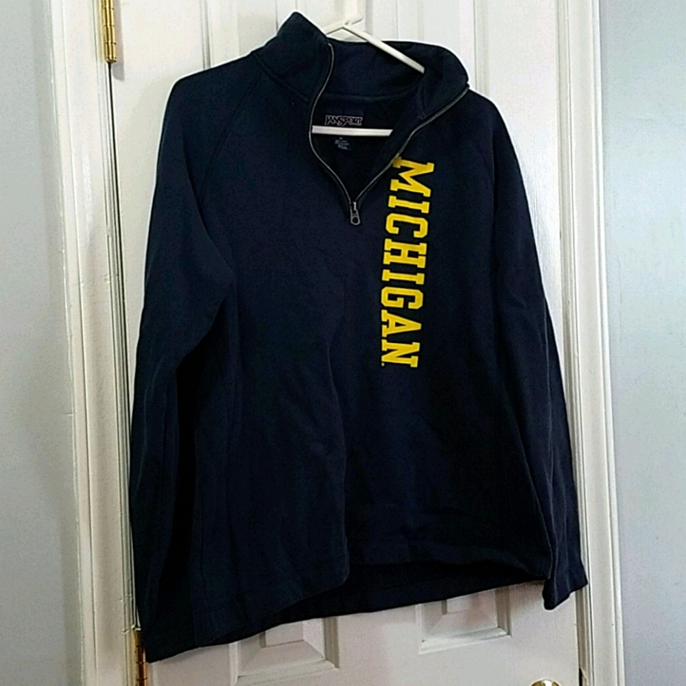 Michigan - Jansport Zip Sweater